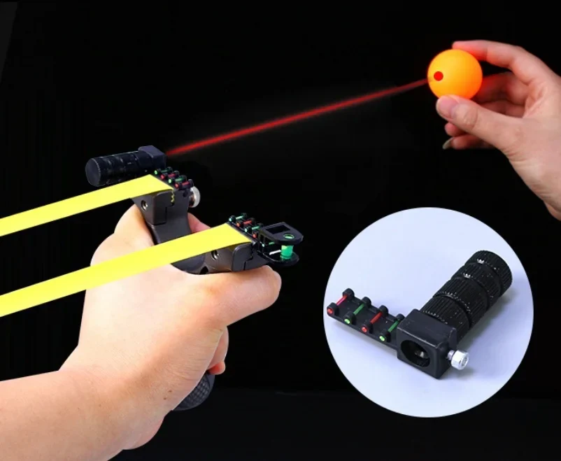 New Outdoor Hunting Shooting Slingshot Laser Aiming Slingshot - Image 6