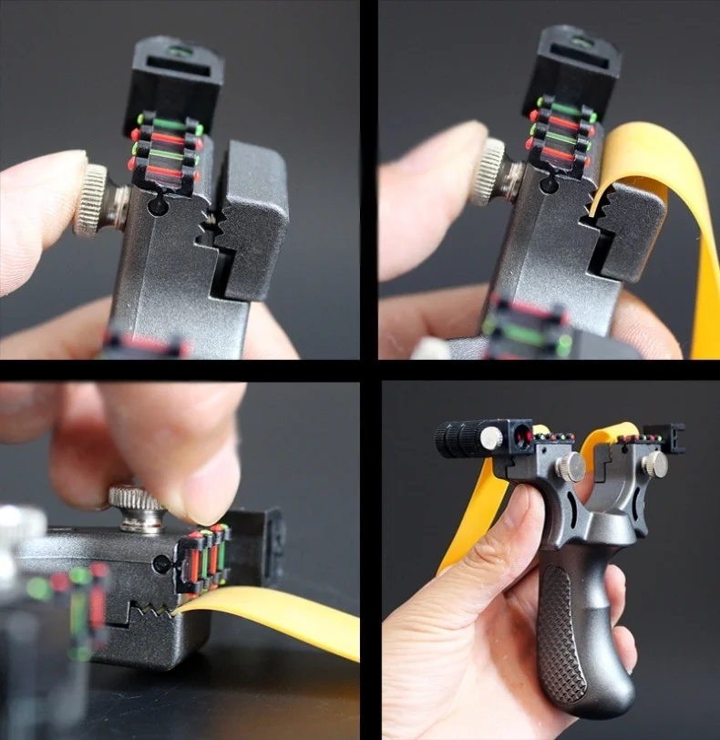 New Outdoor Hunting Shooting Slingshot Laser Aiming Slingshot - Image 7