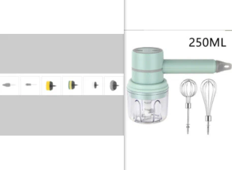 Wireless Handheld Food Mixer - Light Green, Rechargeable, Eco-Friendly - Image 14