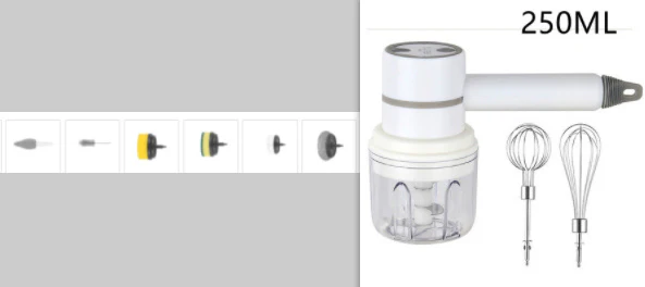 Wireless Handheld Food Mixer - Light Green, Rechargeable, Eco-Friendly - Image 16