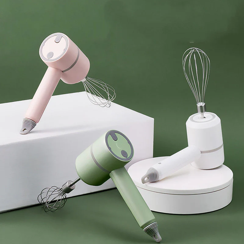 Wireless Handheld Food Mixer - Light Green, Rechargeable, Eco-Friendly - Image 23