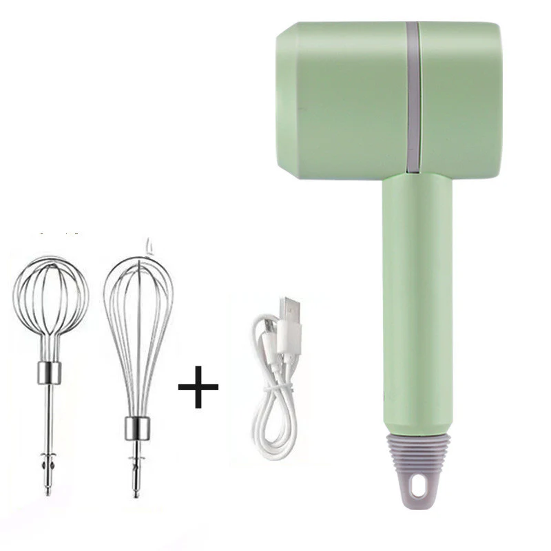Wireless Handheld Food Mixer - Light Green, Rechargeable, Eco-Friendly - Image 27