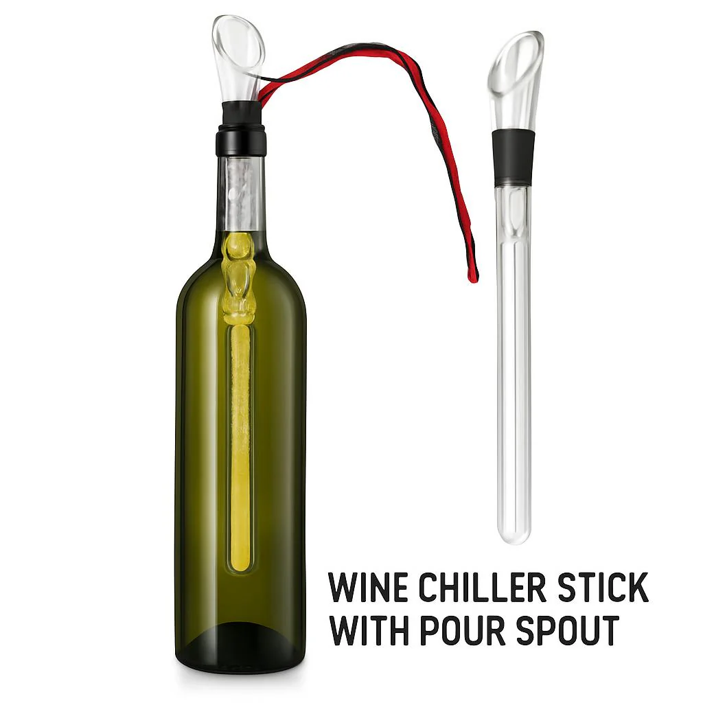 Eco-Friendly Wine Chiller Stick with Pour Spout - Image 10