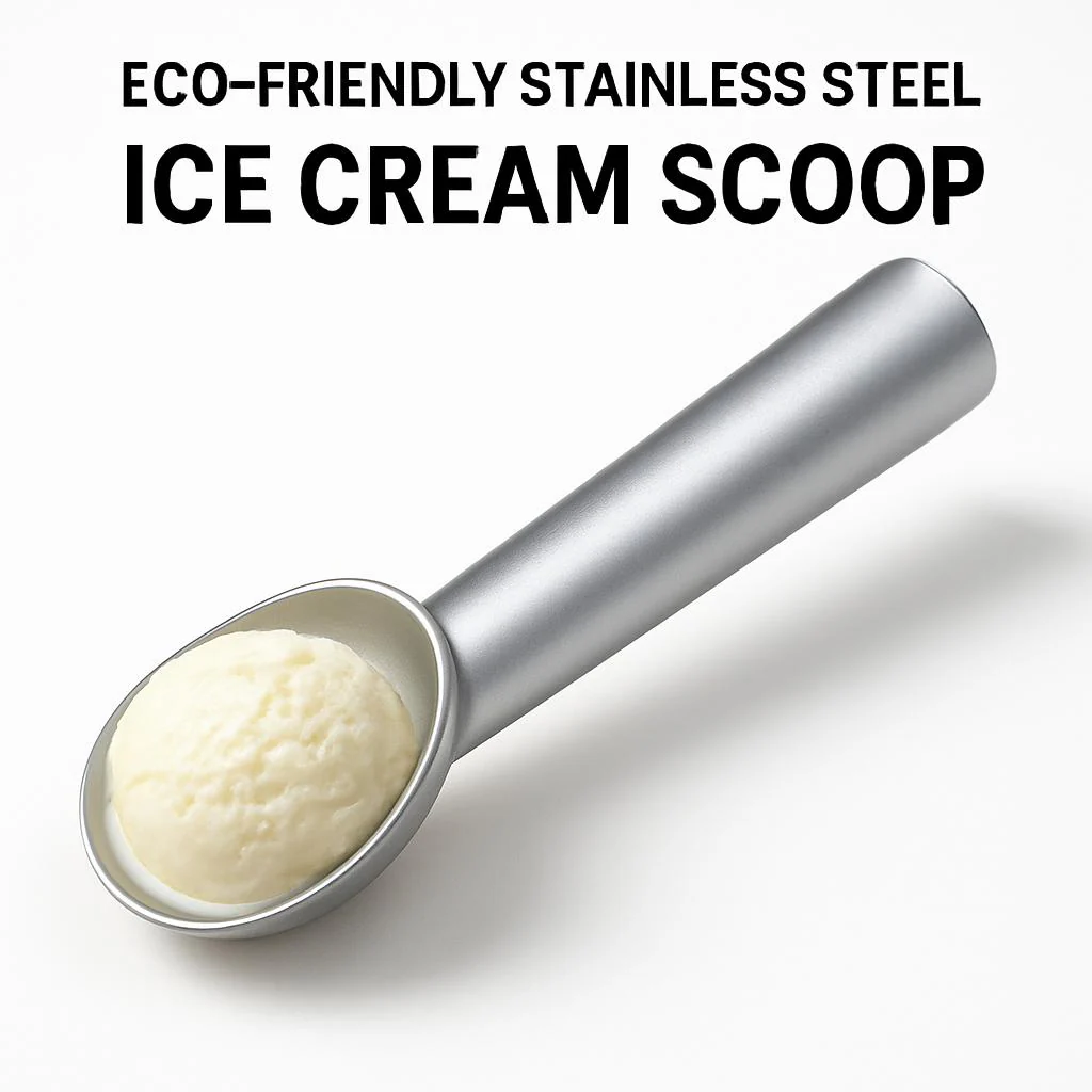 Eco-Friendly Stainless Steel Ice Cream Scoop - Image 4