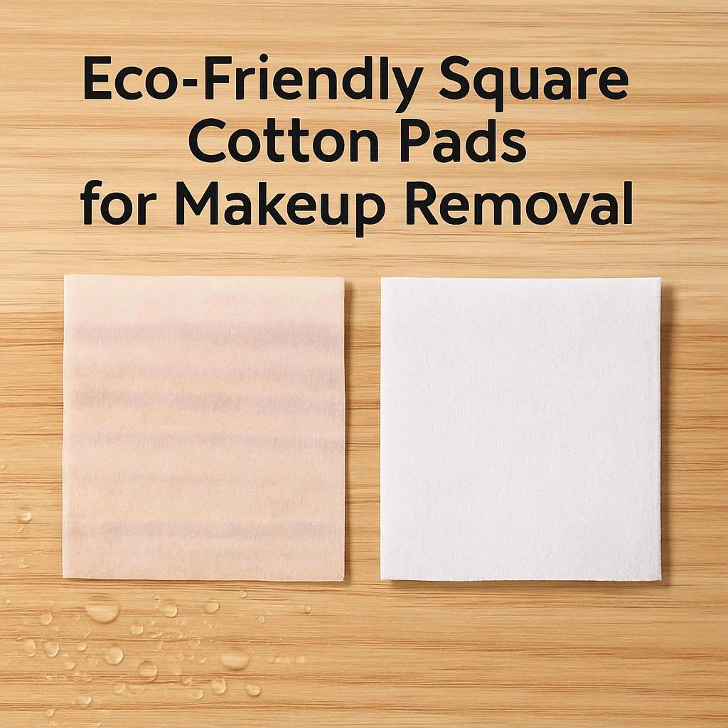 Eco-Friendly Square Cotton Pads for Makeup Removal - Image 3