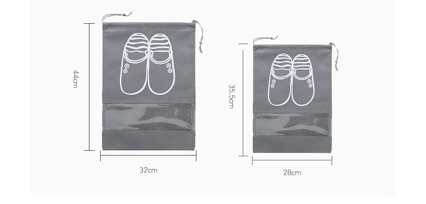 Non-Woven Shoe Dust Bag – Drawstring Storage Pouch - Image 4