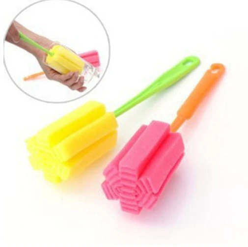 Eco-Friendly Long Handle Cup Brush with Reusable Sponge - Image 11