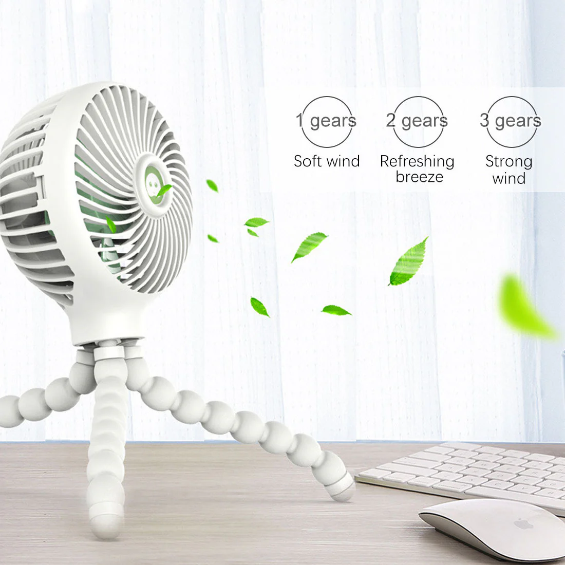 Portable Mini USB Charging Fan - Handheld & Stroller Friendly - Image 14