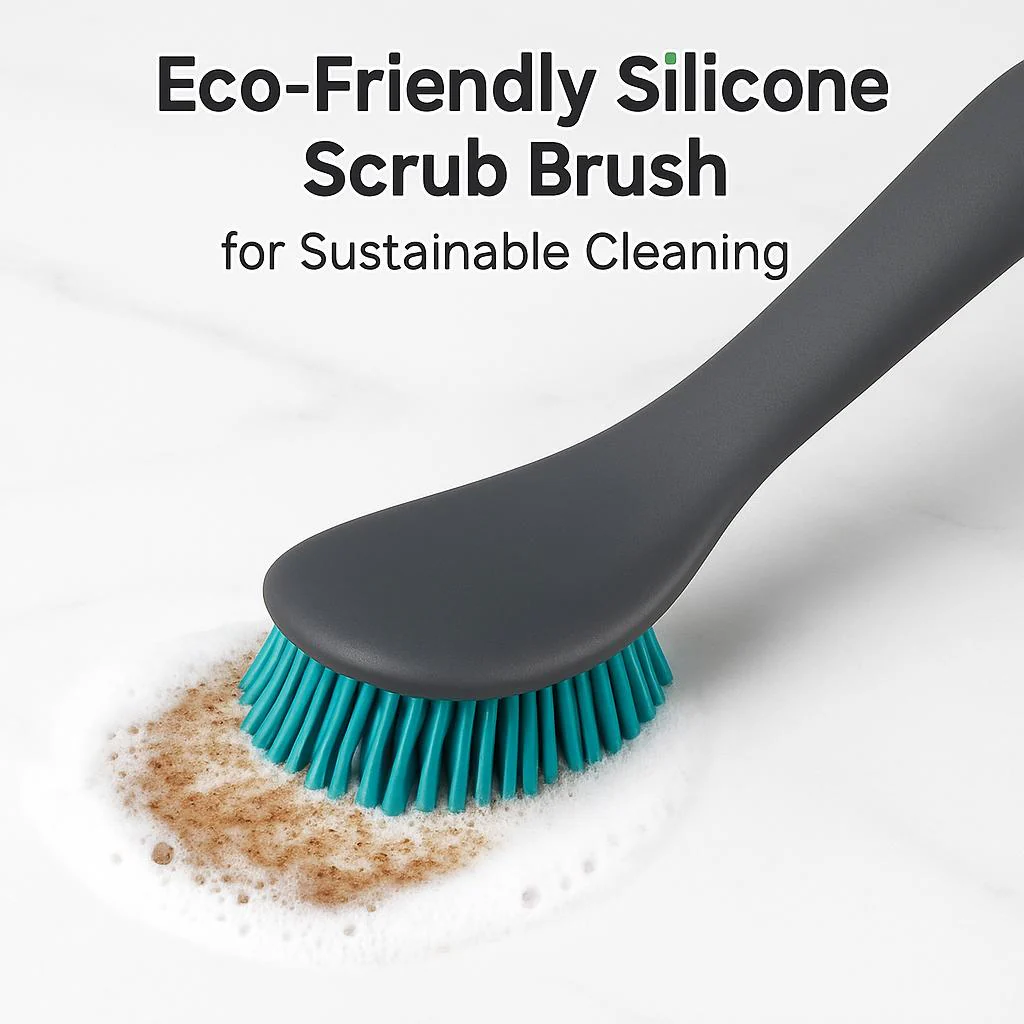 Eco-Friendly Silicone Scrub Brush for Sustainable Cleaning - Image 6