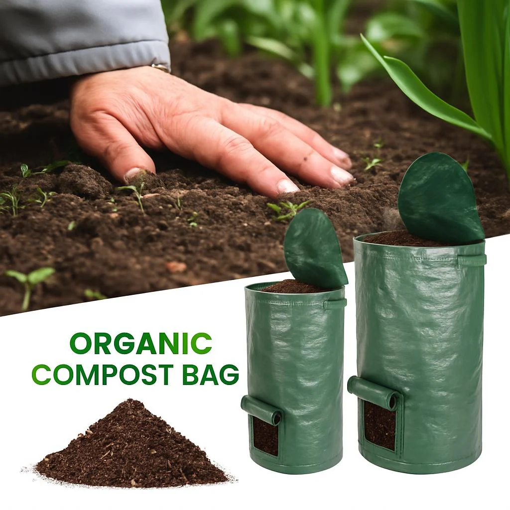 Eco-Friendly Organic Compost Bag Set - Sustainable Waste Management Solution - Image 3