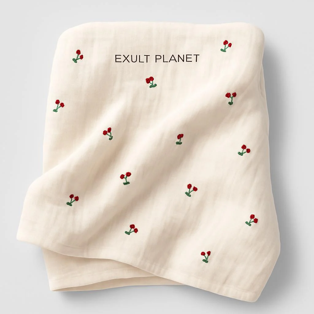 Organic Cotton Double Gauze Bath Towel & Swaddle Blanket - Image 7