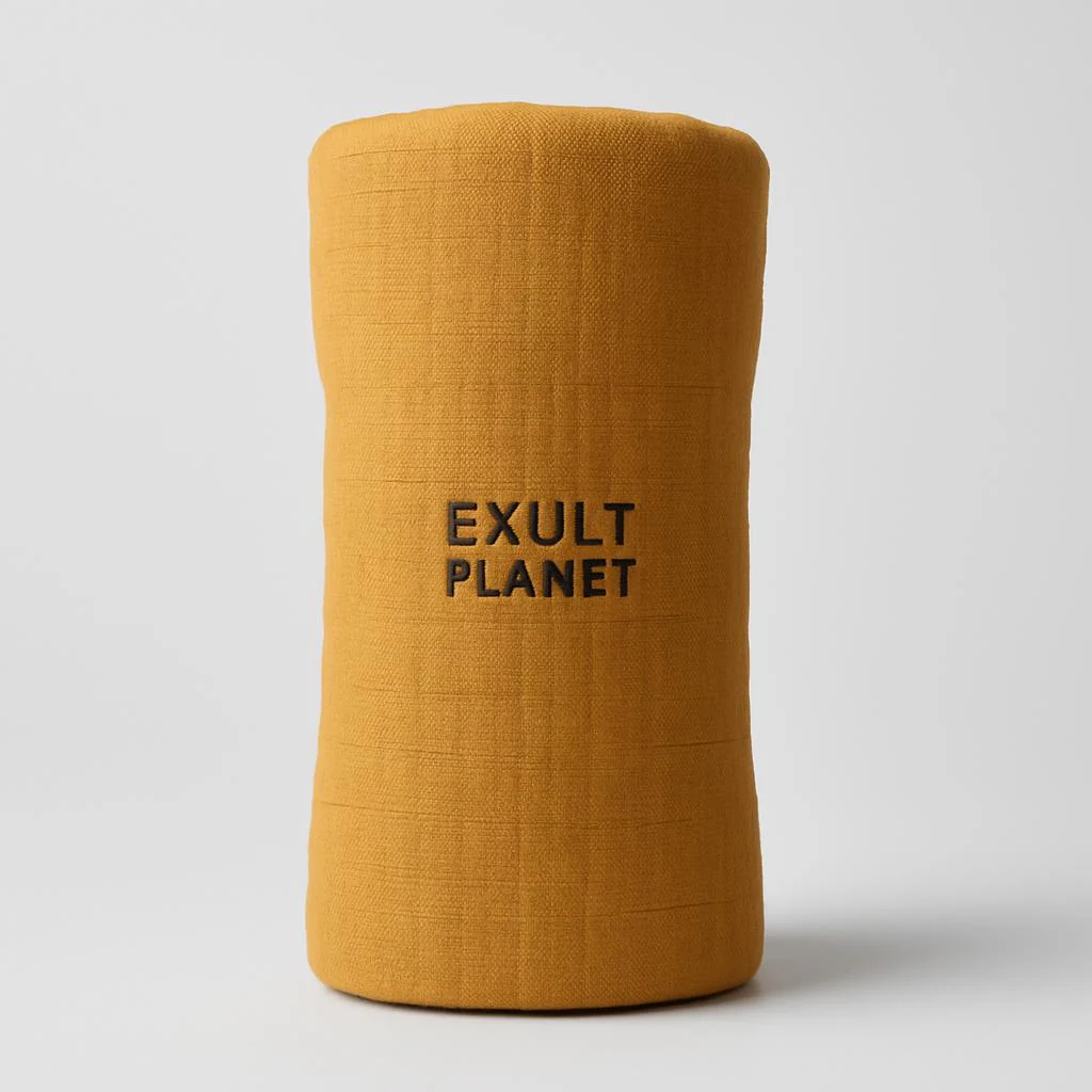 Organic Cotton Gauze Double Wrap - Mustard Baby Essential - Image 5