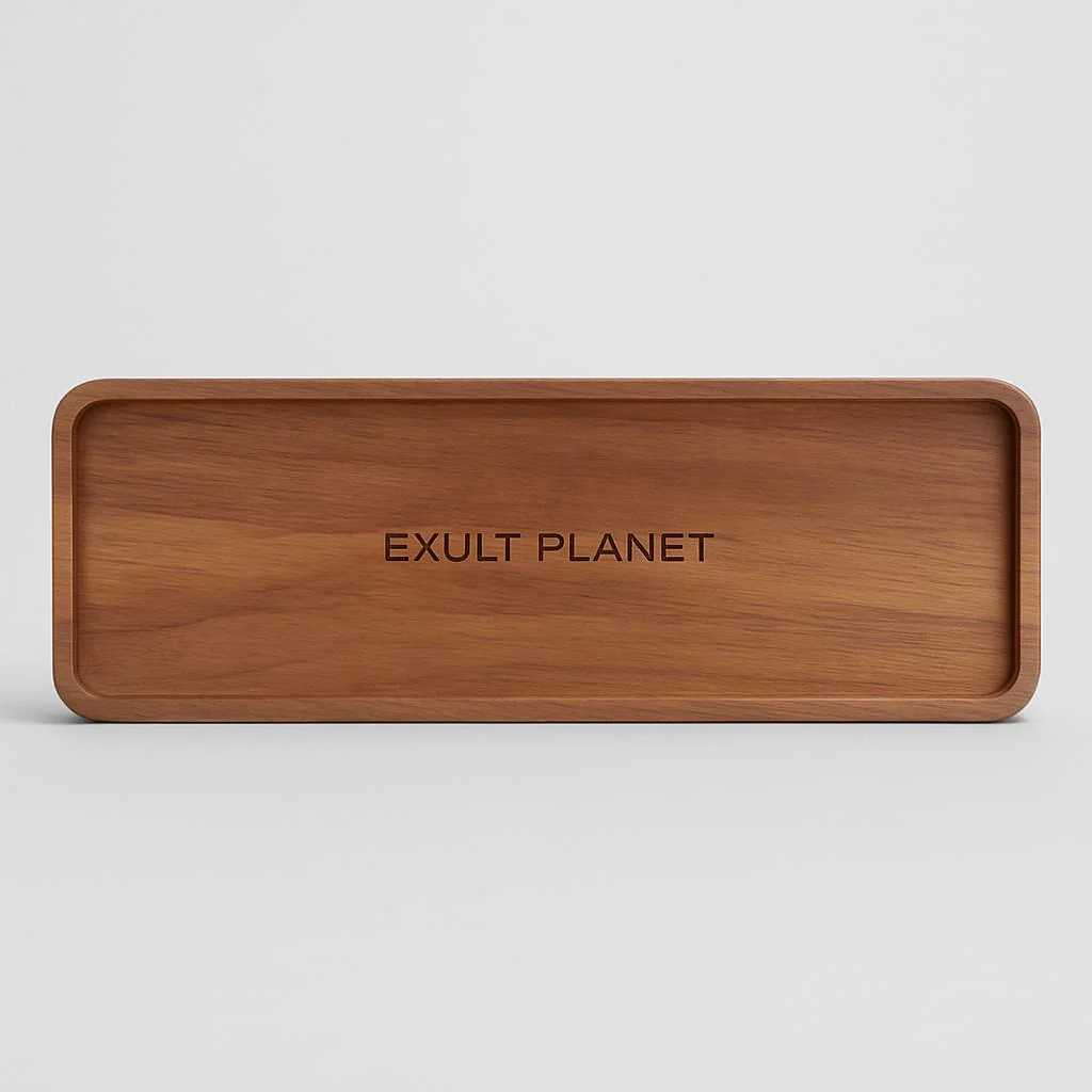 Eco-Friendly Natural Wood Multi-Purpose Tray - Image 5