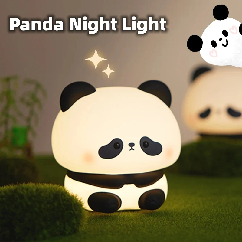 Eco-Friendly Panda Night Light - Portable LED for Kids - Image 13
