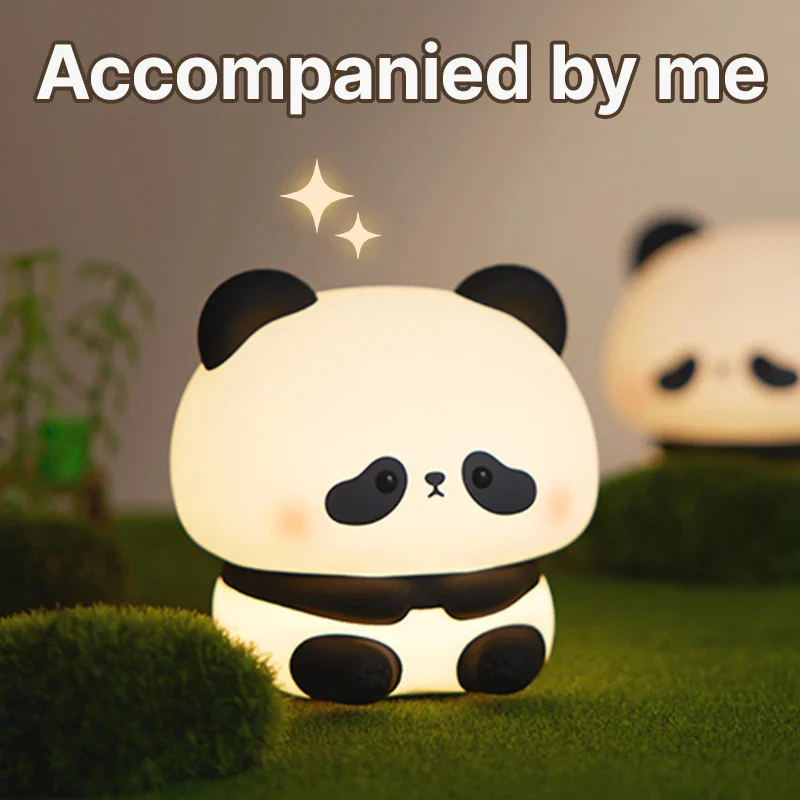 Eco-Friendly Panda Night Light - Portable LED for Kids - Image 15