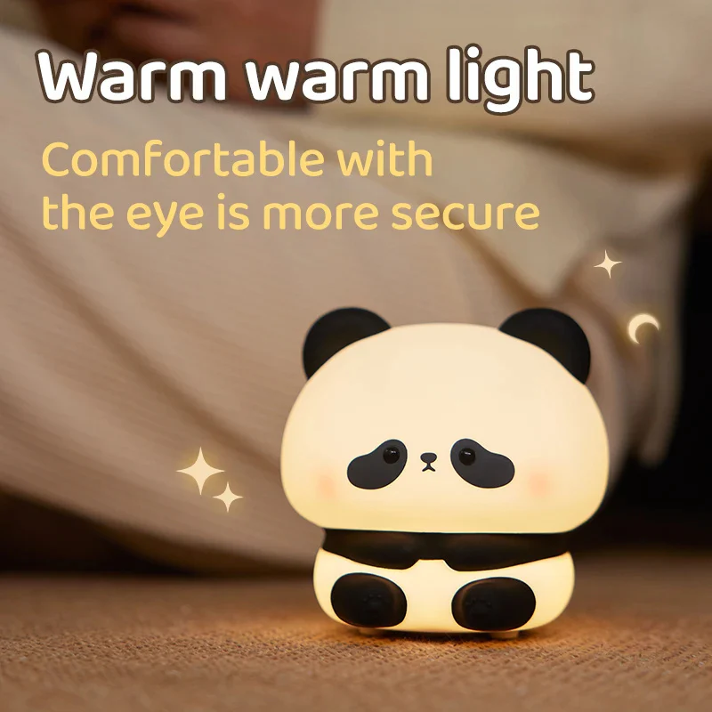 Eco-Friendly Panda Night Light - Portable LED for Kids - Image 16