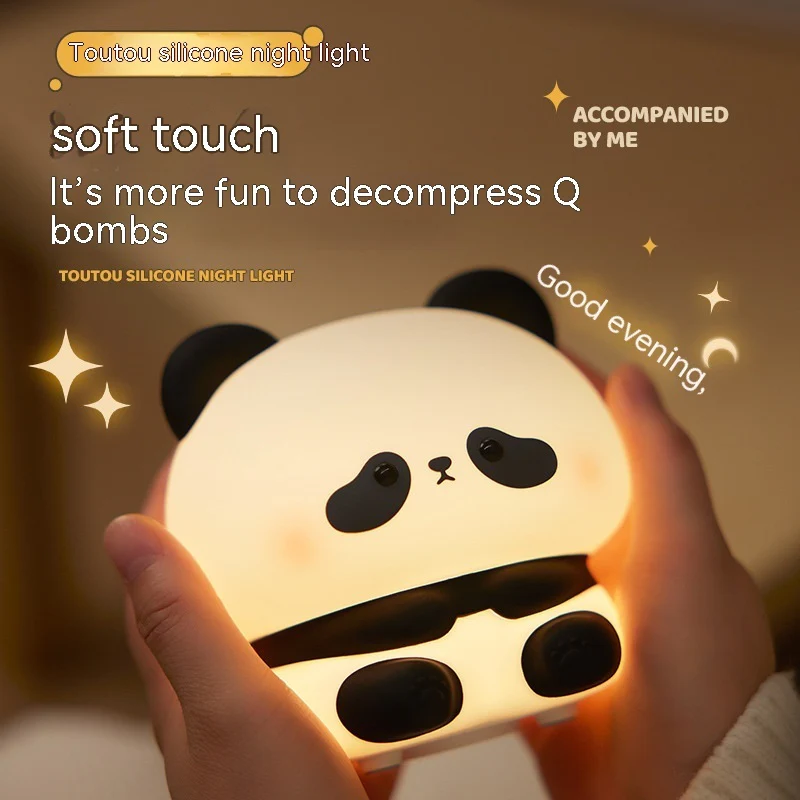Eco-Friendly Panda Night Light - Portable LED for Kids - Image 18