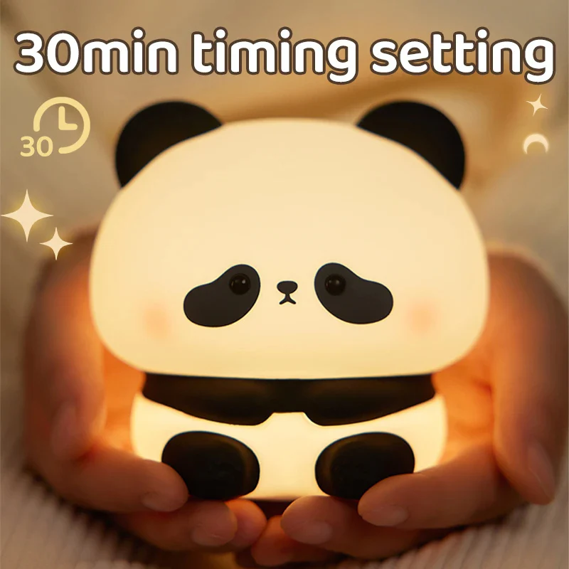 Eco-Friendly Panda Night Light - Portable LED for Kids - Image 19