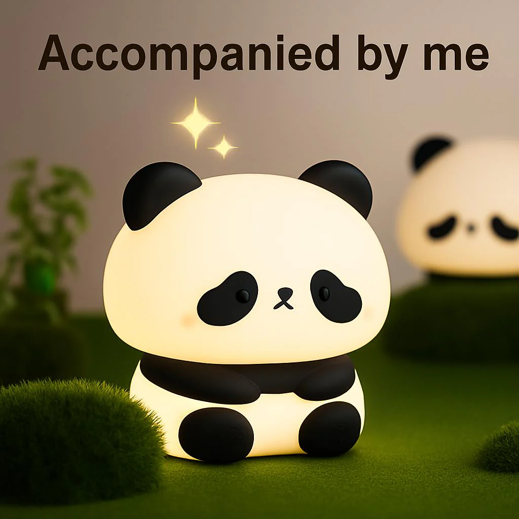 Eco-Friendly Panda Night Light - Portable LED for Kids - Image 4