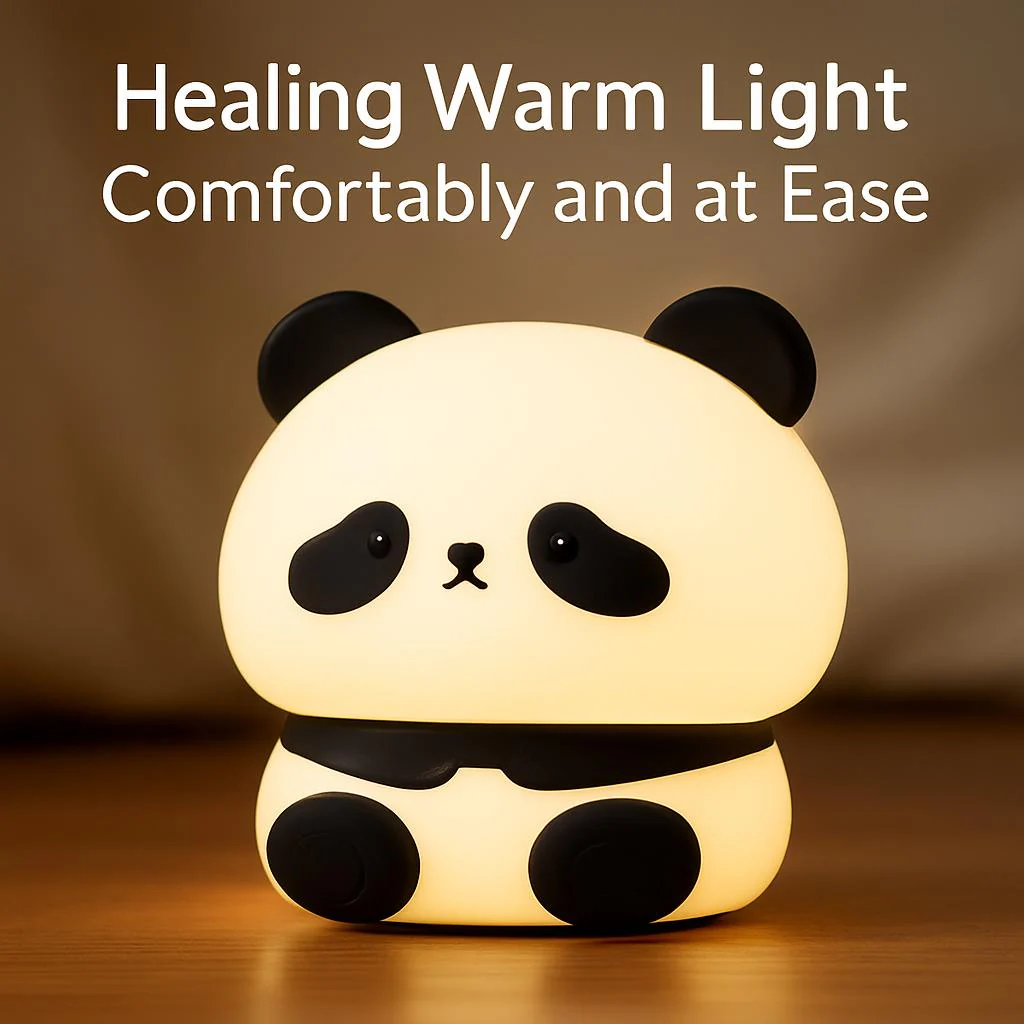 Eco-Friendly Panda Night Light - Portable LED for Kids - Image 6