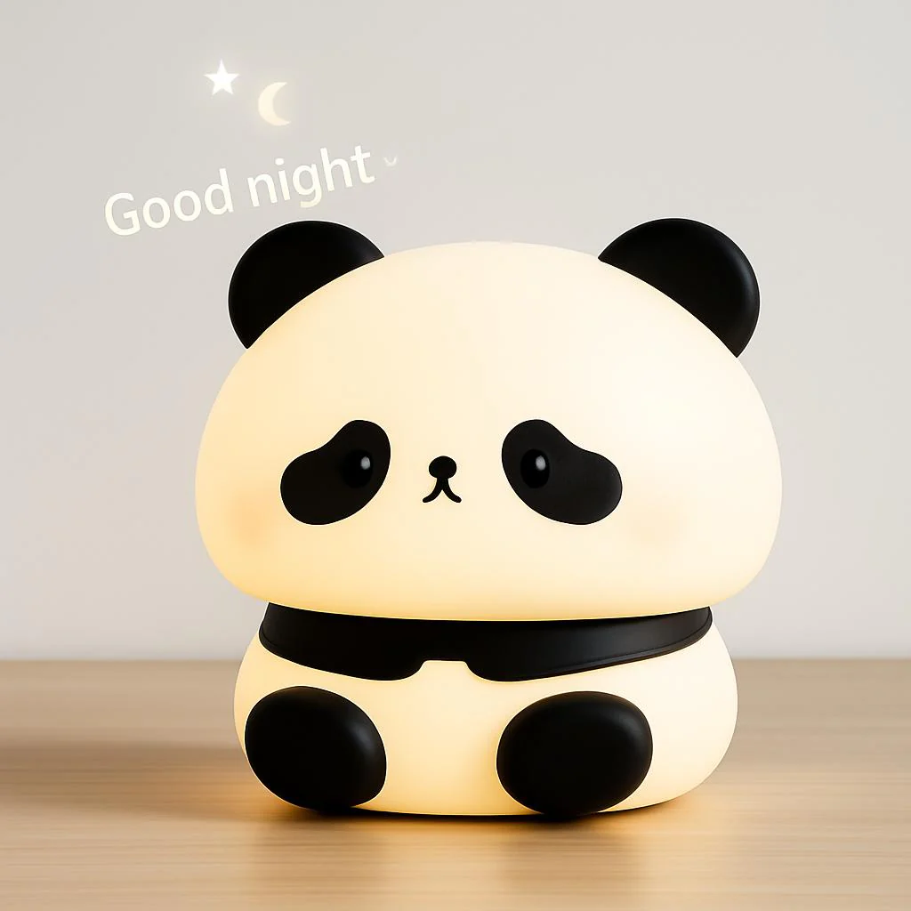 Eco-Friendly Panda Night Light - Portable LED for Kids - Image 9