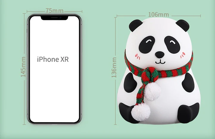 Panda LED Night Light - Energy-Efficient, Eco-Friendly, Portable - Image 11
