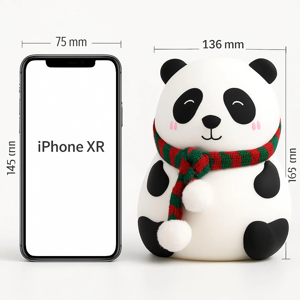 Panda LED Night Light - Energy-Efficient, Eco-Friendly, Portable - Image 6