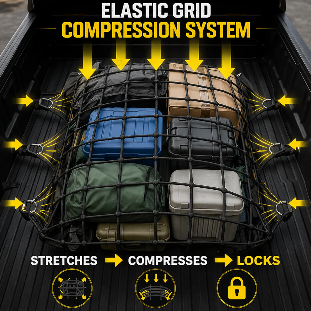 Patriot Cargo Net™ - Heavy Duty Truck Bed Net - Image 3