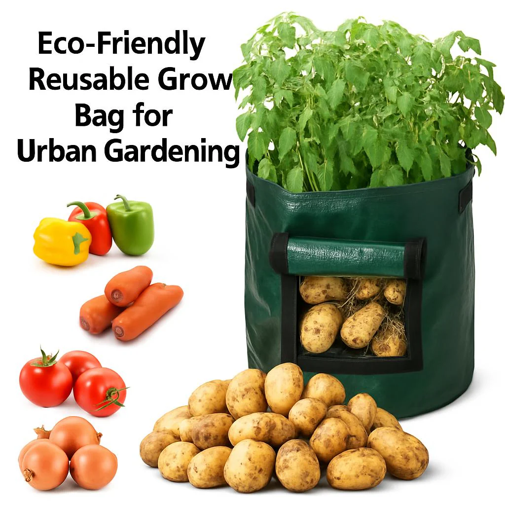 Eco-Friendly Reusable Grow Bag for Urban Gardening - Image 3