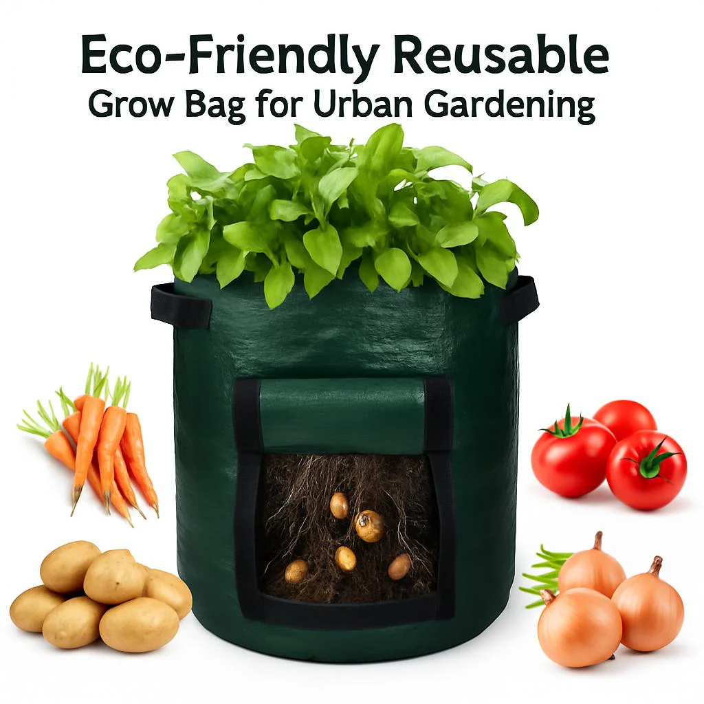Eco-Friendly Reusable Grow Bag for Urban Gardening - Image 4