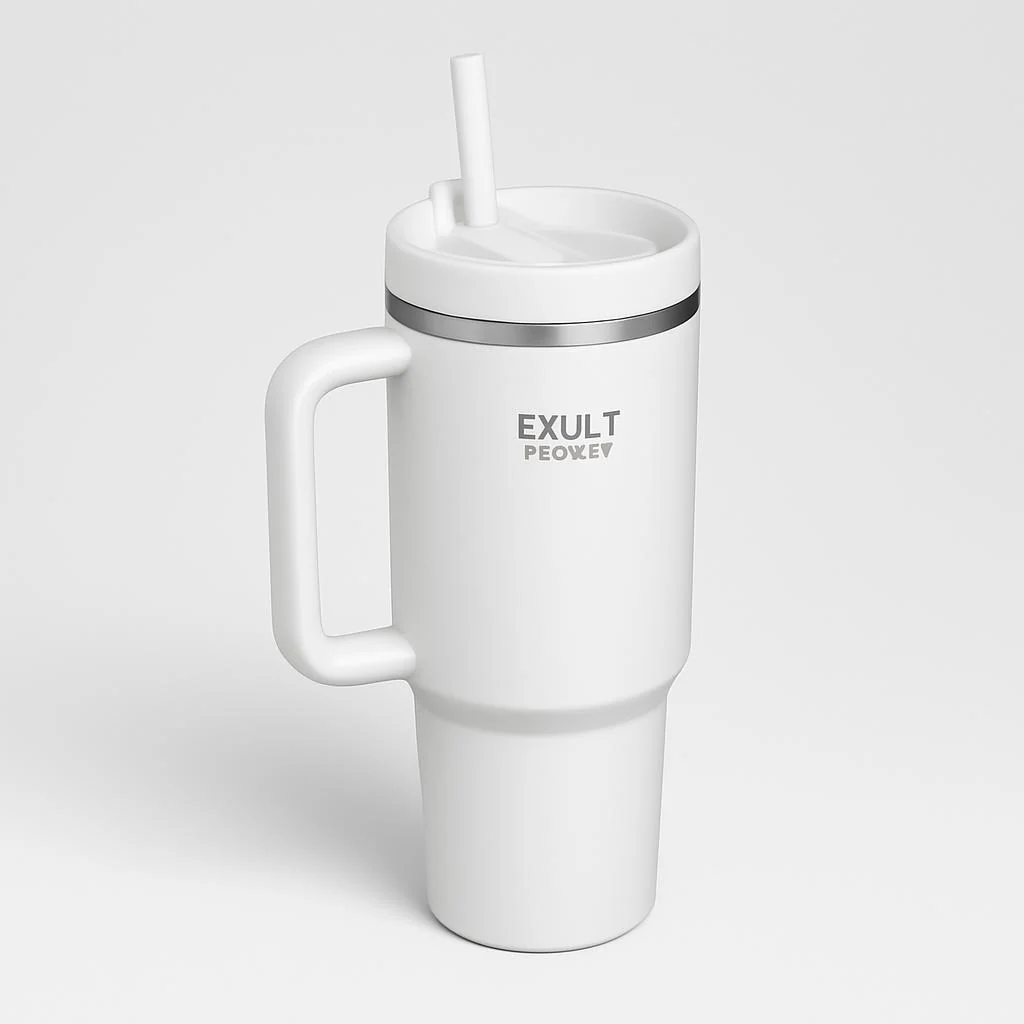 Insulated Travel Mug with Handle - Eco-Friendly - Image 11