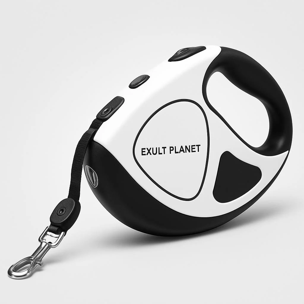 Retractable Dog Leash with Built-in Flashlight for Safe Night Walks - Image 10