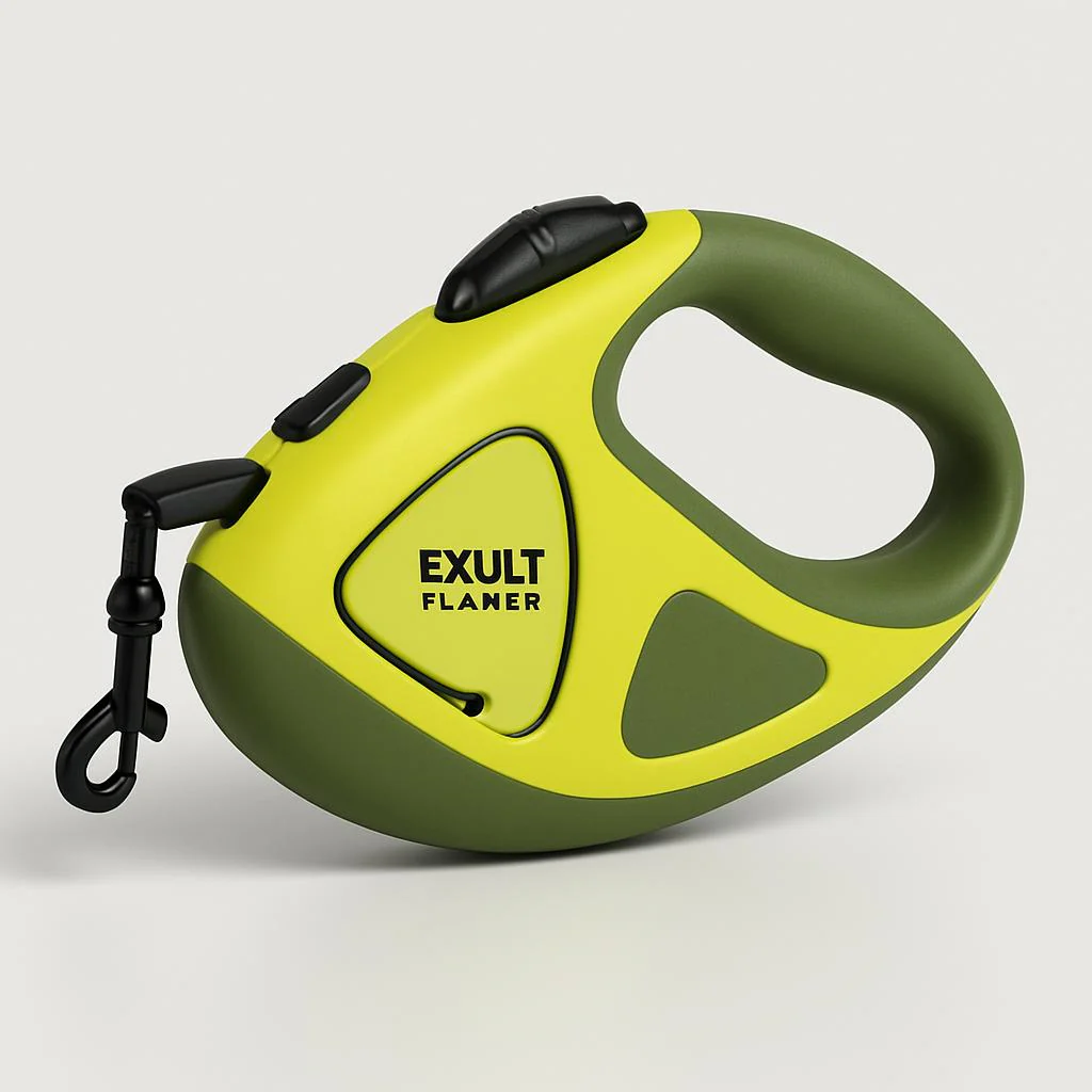Retractable Dog Leash with Built-in Flashlight for Safe Night Walks - Image 9