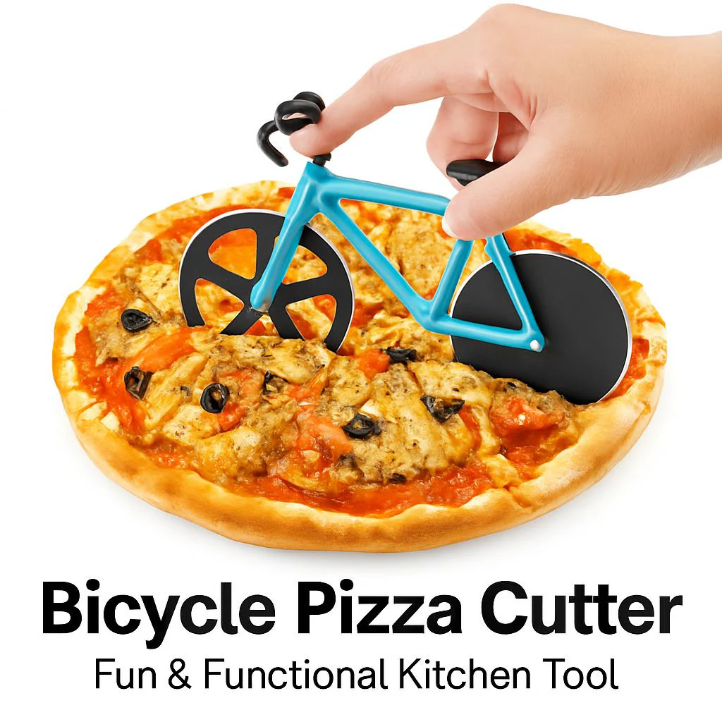 Bicycle Pizza Cutter - Fun & Functional Kitchen Tool - Image 2