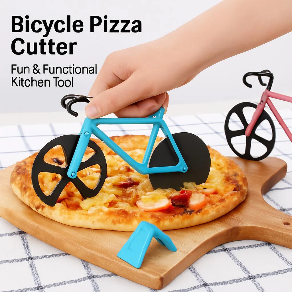 Bicycle Pizza Cutter - Fun & Functional Kitchen Tool - Image 3