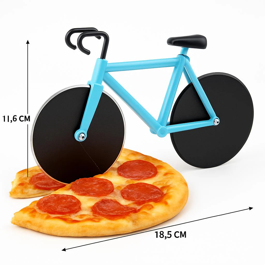 Bicycle Pizza Cutter - Fun & Functional Kitchen Tool - Image 4
