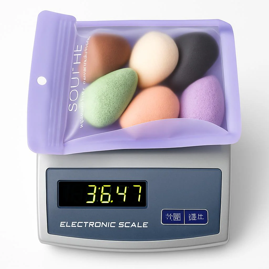 Eco-Friendly Multicolored Teardrop Makeup Sponges - Image 2