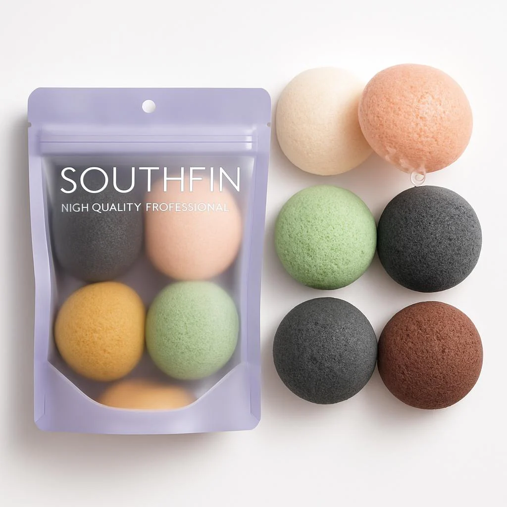 Eco-Friendly Multicolored Teardrop Makeup Sponges - Image 6