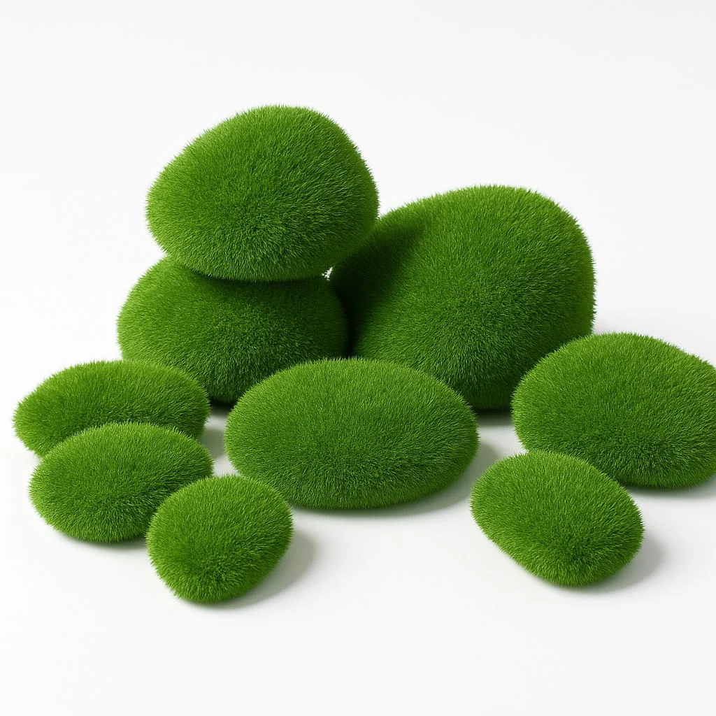 Lush Green Bonsai Fake Moss for Home Décor - Image 3