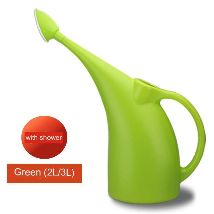 Eco-Friendly Water-Saving Watering Can - Orange & Green - Image 11