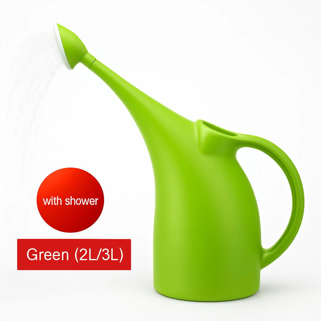 Eco-Friendly Water-Saving Watering Can - Orange & Green - Image 5