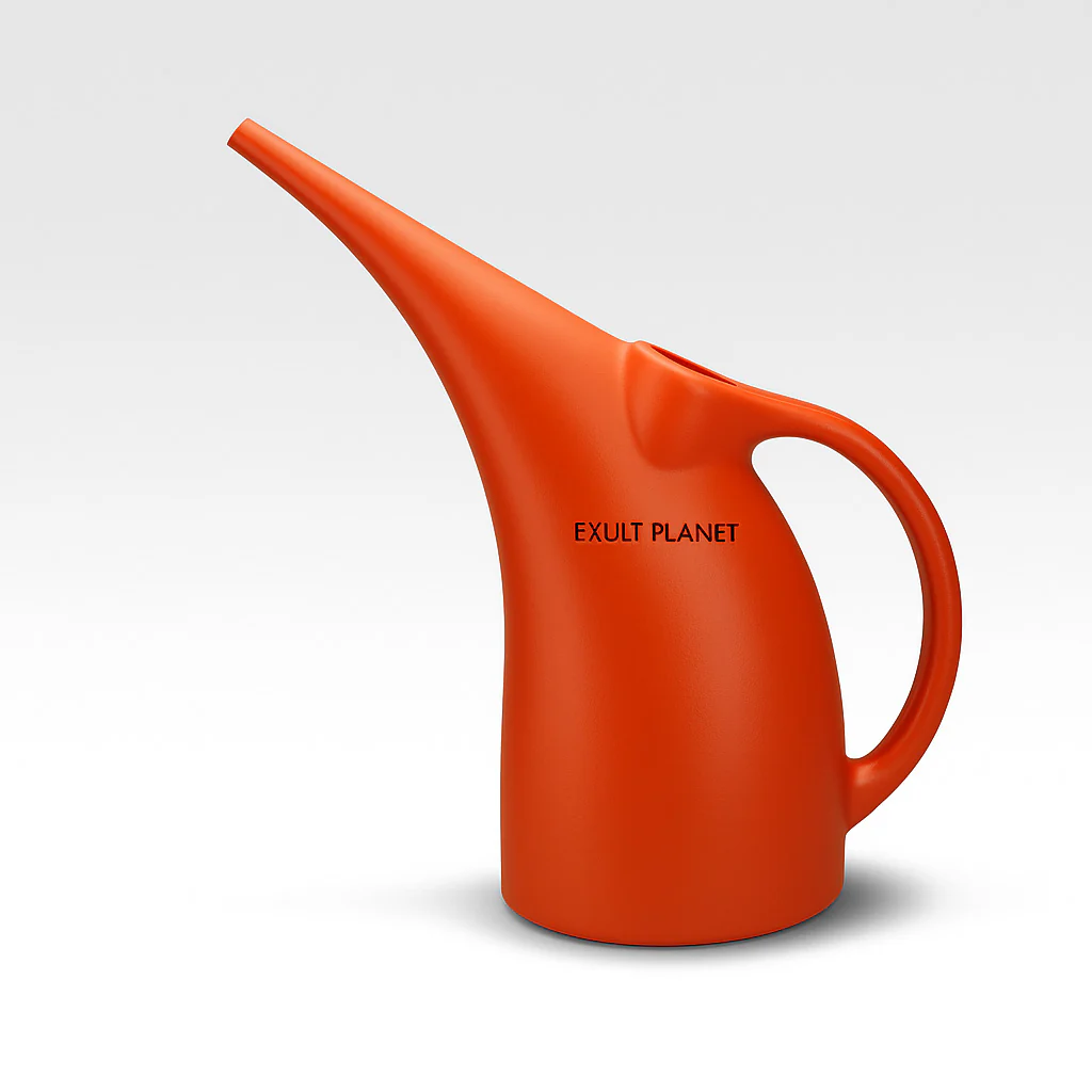 Eco-Friendly Water-Saving Watering Can - Orange & Green - Image 9