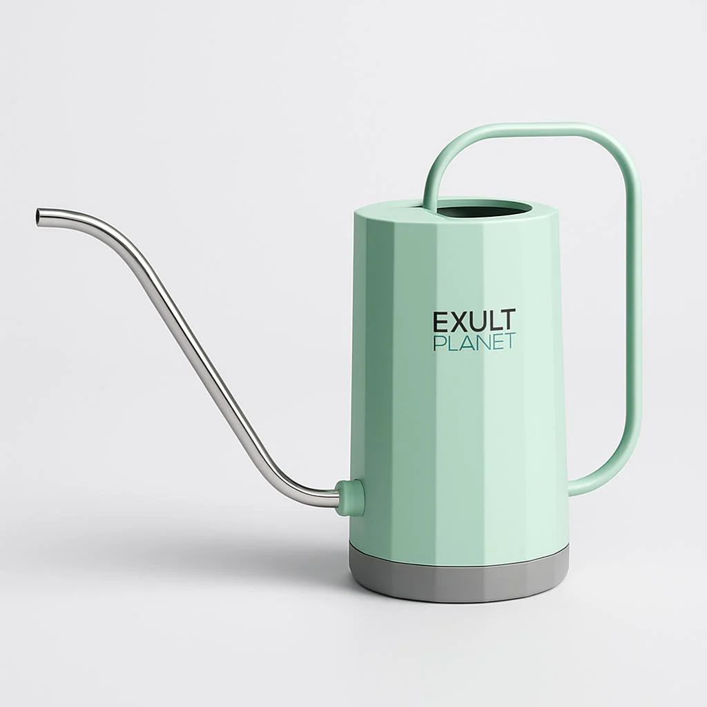 Eco-Friendly Indoor Watering Can - Mint Green, White, Pink - Image 8