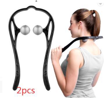 U-Shaped Neck and Shoulder Massager with Dual Handles and Roller Balls - Image 15