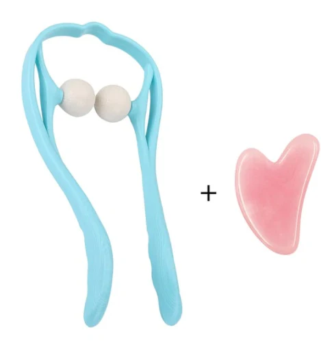 U-Shaped Neck and Shoulder Massager with Dual Handles and Roller Balls - Image 20