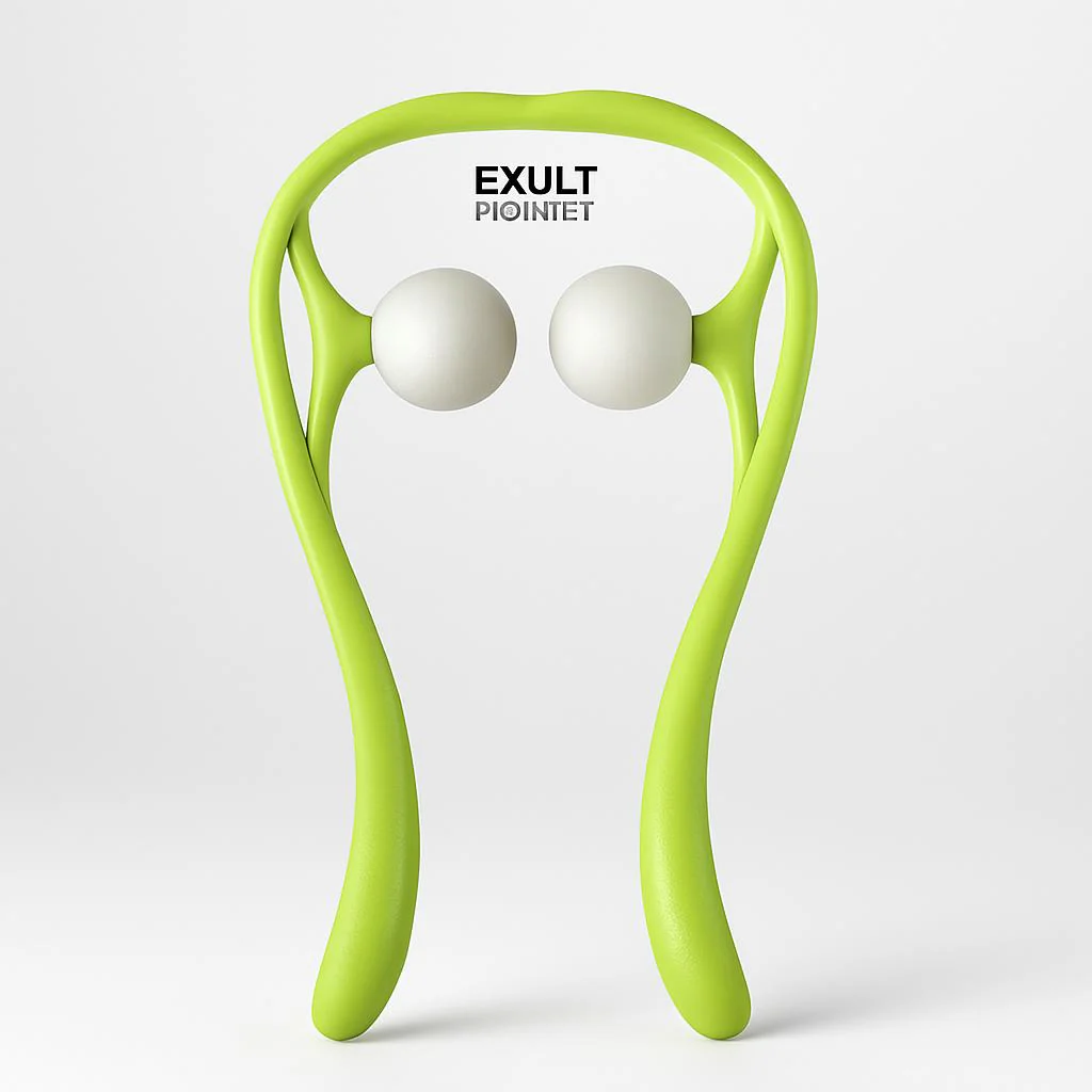 U-Shaped Neck and Shoulder Massager with Dual Handles and Roller Balls - Image 23