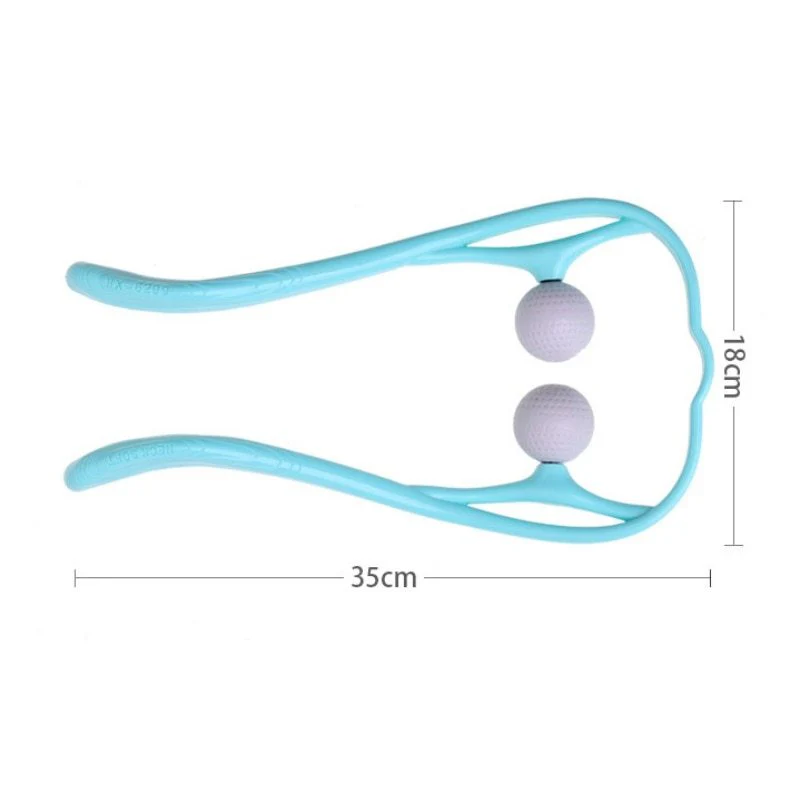 U-Shaped Neck and Shoulder Massager with Dual Handles and Roller Balls - Image 8