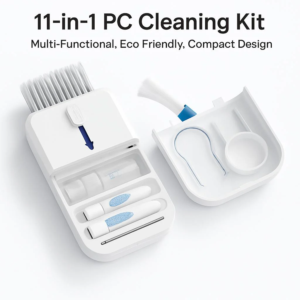 11-in-1 PC Cleaning Kit - Multi-Functional, Eco-Friendly, Compact Design - Image 10