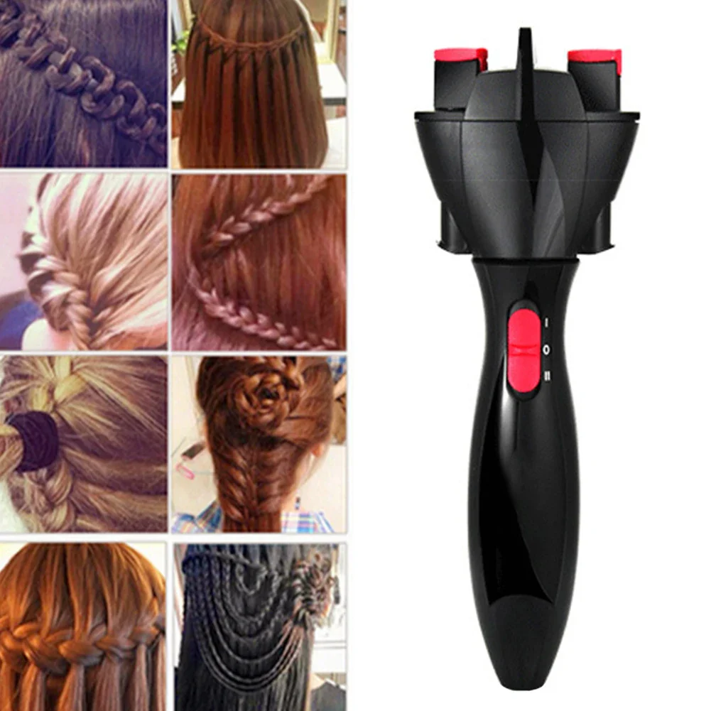 Portable Electric Hair Braider DIY Hair Styling Tools ABS Automatic Twist Knitted Braiding Machine Battery Powered - Image 2