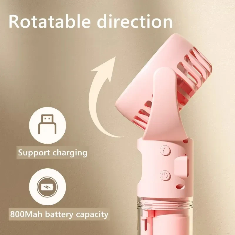 Portable Spray Fan with Misting Function for Instant Cooling - Image 22